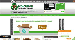 Desktop Screenshot of ecocarton.fr