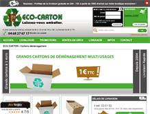 Tablet Screenshot of ecocarton.fr